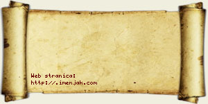 Jana Vidojević vizit kartica